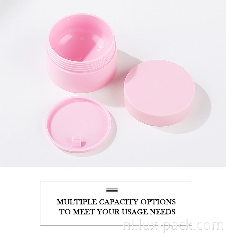 20 ml 30 ml 50 ml aangepaste kleur acryl plastic huidverzorging crème crème fles voor cosmetica